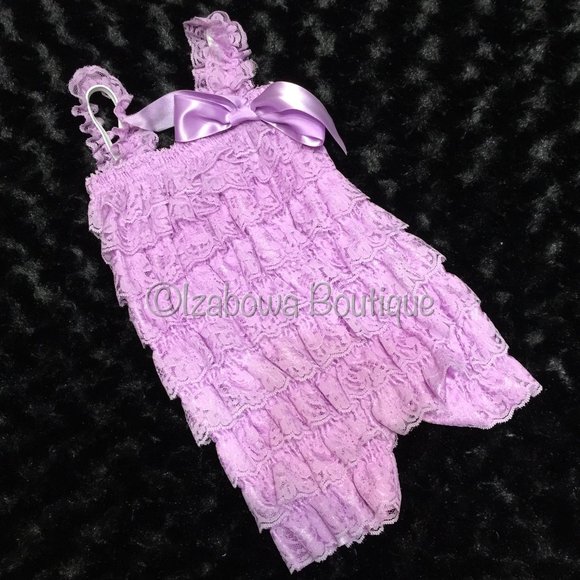 Other - Lavendar Lace Romper